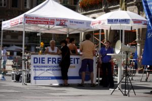 DF-Kundgebung auf dem Marienplatz. Foto: Tim Karlson