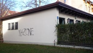 16. November 2015 - Rechtsradikales Graffito