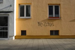 21. November 2015 - Neonazistisches Graffito
